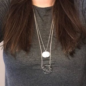LOFT double layer long necklace